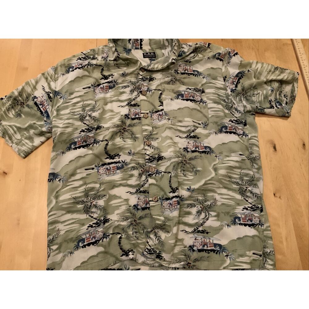 KAD Clothing Hawaiian Shirt S/S Large